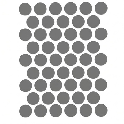 TAPA P/ TORNILLO METALLIC GRIS PLATINO F463