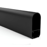 CAÑO OVAL P/LED NEGRO 85000459