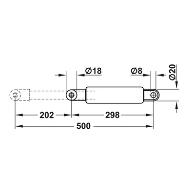 MUELLE DE GAS 1300N 27199300