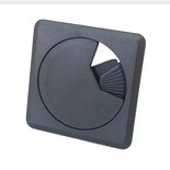 PASACABLE 60mm CUADRADO NEGRO