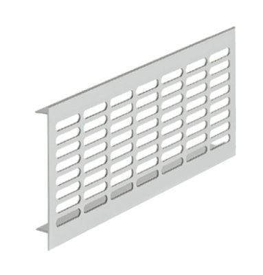 REJILLA DE VENTILACION ALUMINIO 250x102 HAFELE