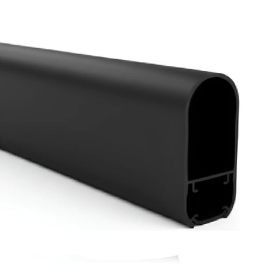 CAÑO OVAL P/LED NEGRO 85000459