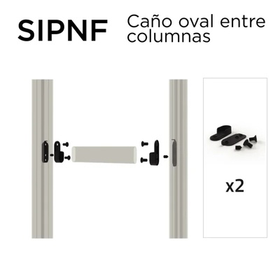 SOPORTE SIP NEGRO F COLUMNA/COLUMNA 85000521