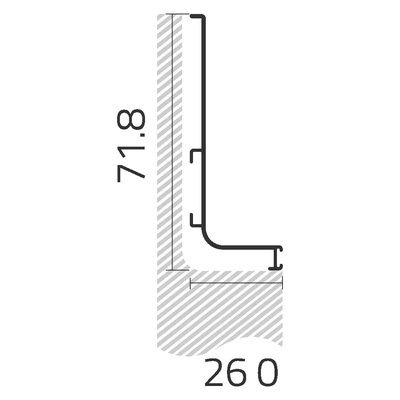 PERFIL GOLA SUPERIOR GOLDEN 85000481