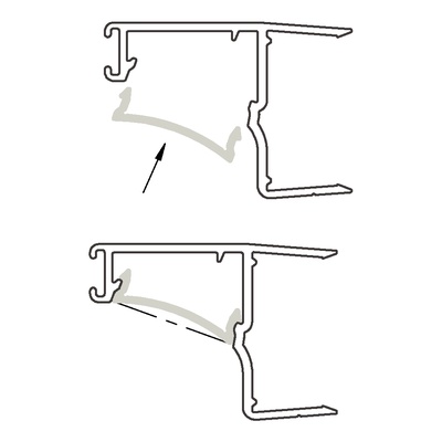 MANIJA OCULTA MOAL18NP/LED NEGRO 85000461
