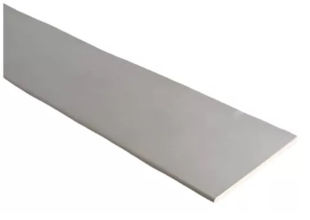 ZOCALO ALUMINIO PLANO 100mm 3mts