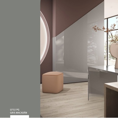 MDF EGGER PERFECT GLOSS GRIS MACADAN U732 PG