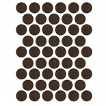 TAPA P/ TORNILLO FINELINE METAL MARRON H3192