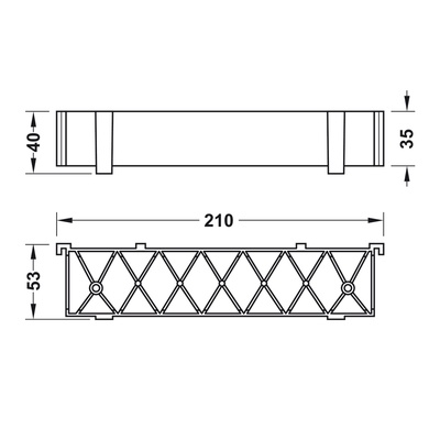 SMUSO DISTANCIADOR HAFELE