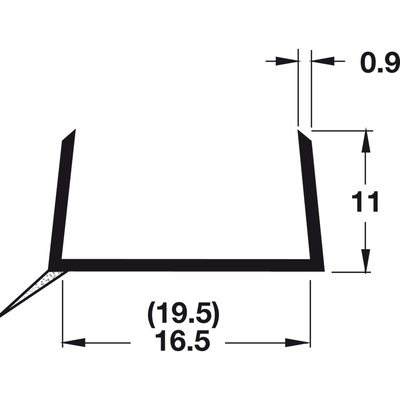 TAPACANTO U PVC 71322092