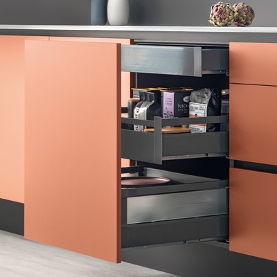 SET LONGITUDINAL 500 MATRIX HAFELE RECTANGULAR ANTRACITA