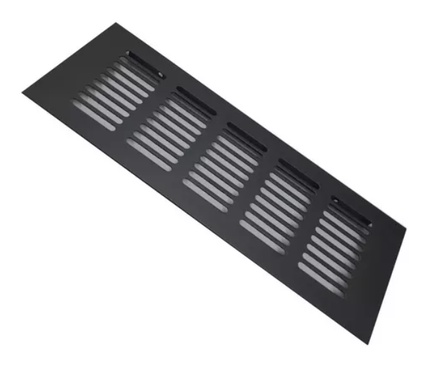 REJILLA 225x80mm NEGRO