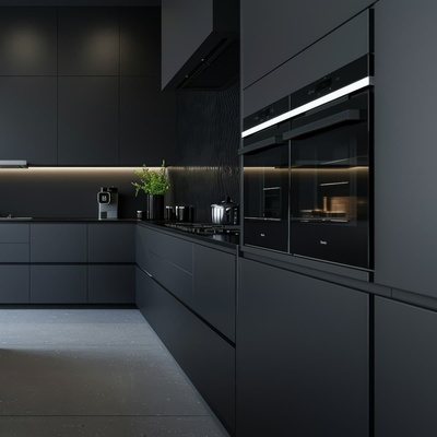 FAPLAC TACTIL MDF BLACK MATT 18mm