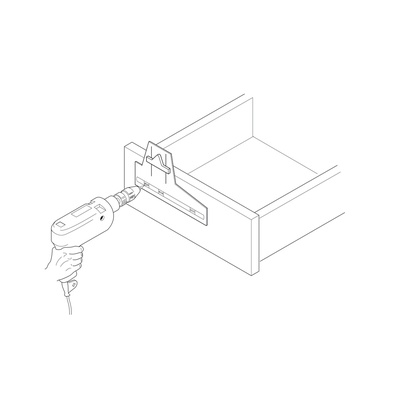 PLANTILLA p/ tiradores 135001