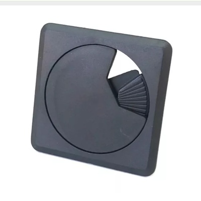 PASACABLE 60mm CUADRADO NEGRO