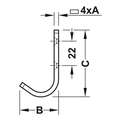 GANCHO ALUMINIO 84201909
