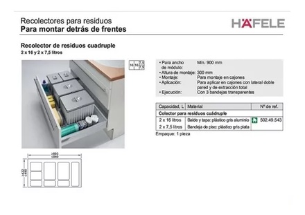 CUBO DE BASURA 46L 50249543