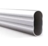 CAÑO OVAL ALUMINIO 3m