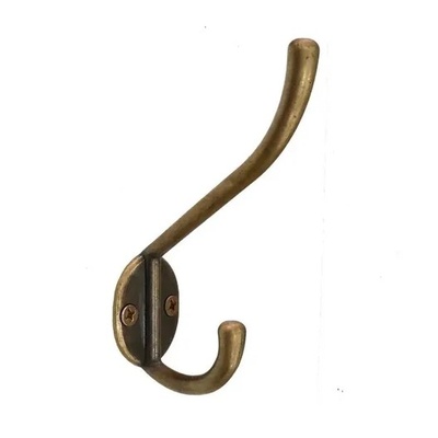 PERCHA DOBLE BRONCE VIEJO 1189
