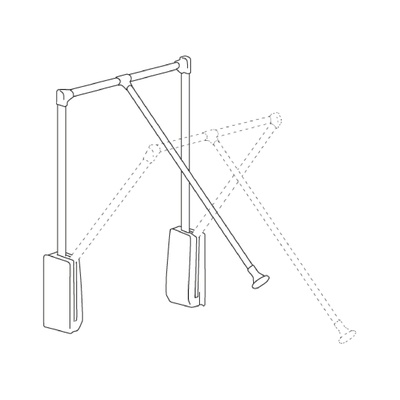 ELEVADOR PERCHA 830X1150 EUROHARD